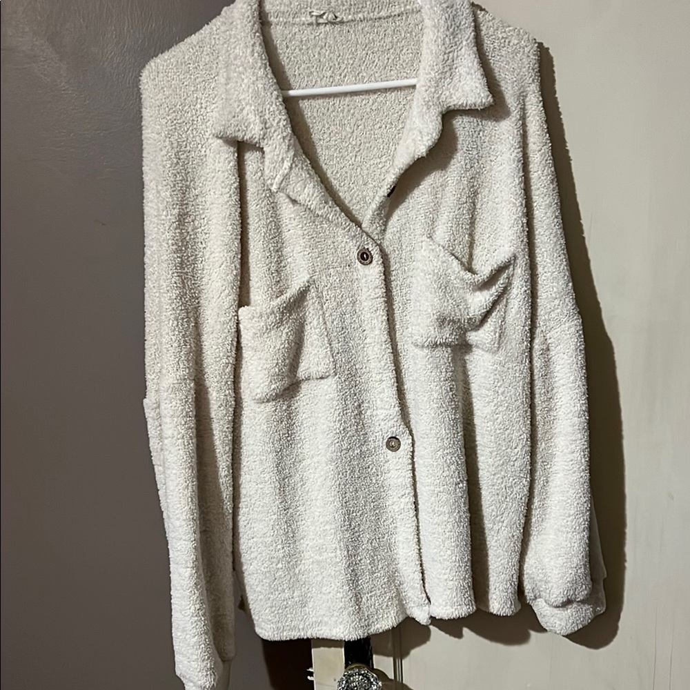 Cozy Cream Sherpa Jacket